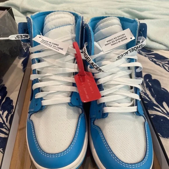 Off White UNC 1’s size 10.5. PREOWNED. IN EXCELLENT CONDITION! - Picture 11 of 12